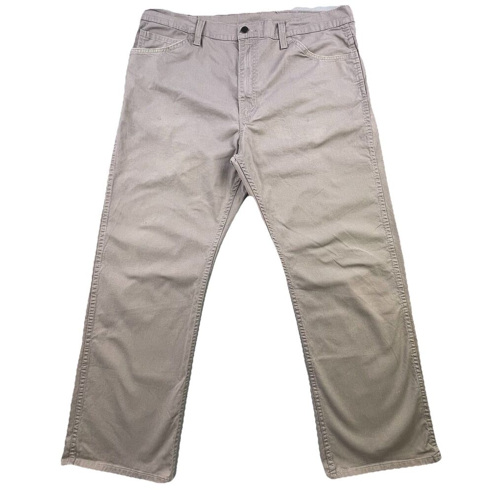 Levi's 569 Chino Pants Men's 40x31 Tan Khaki Loose Straight Black Label Jeans